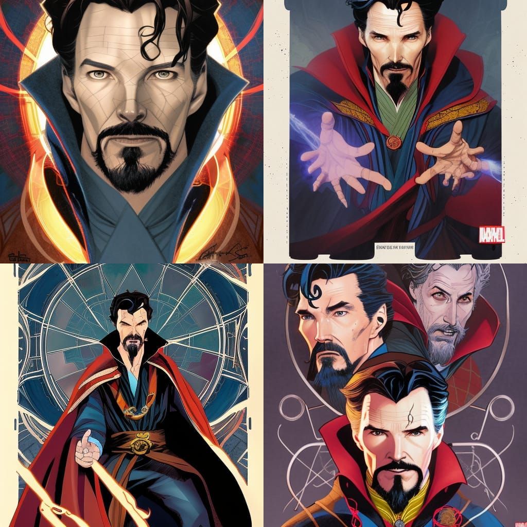 Highly detailed portraits of Doctor Strange! - AI Generated Artwork ...