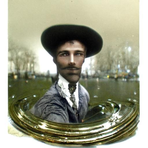 A Beautiful selfish Man 8k resolution beautiful 1900s photog...