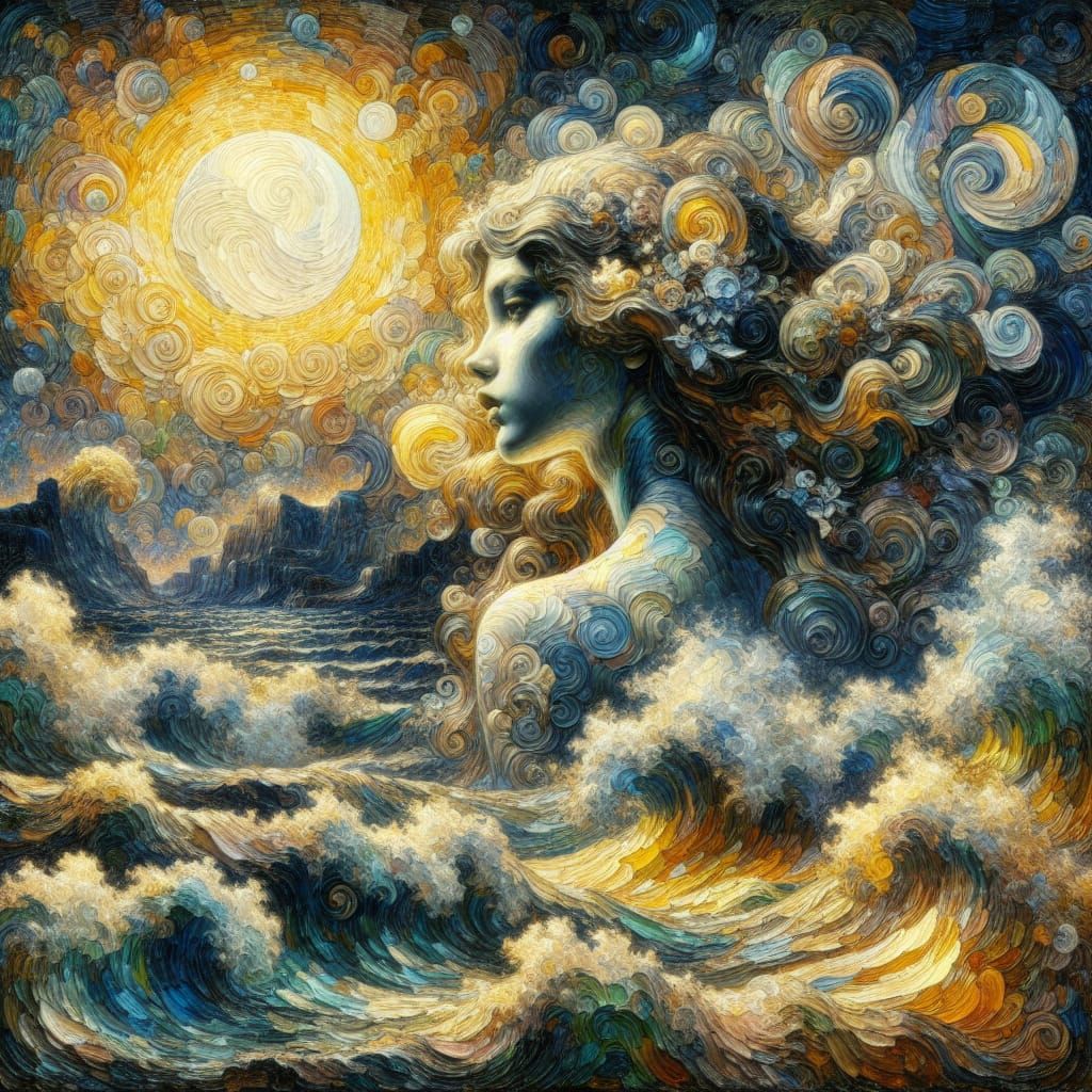 Zephyr plays upon the waves  by @CardinalBiggles