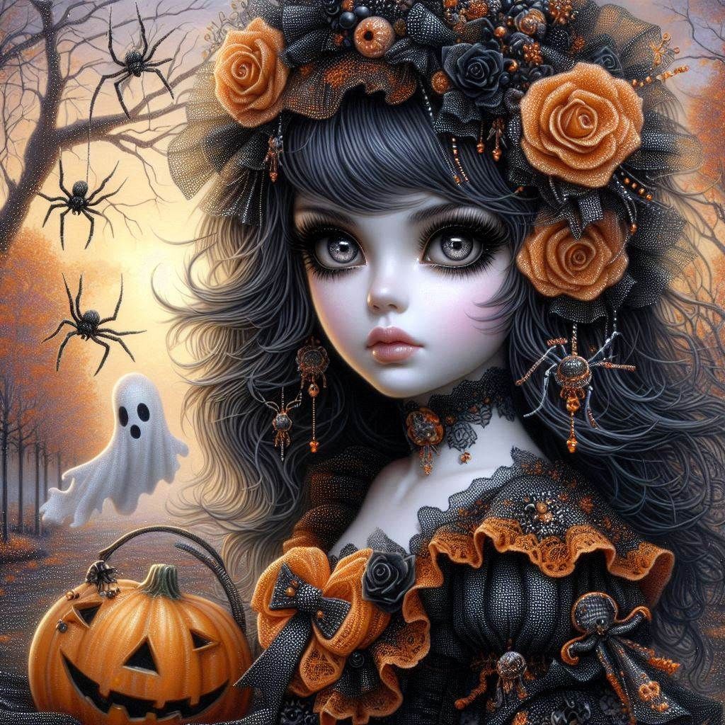 Halloween Goth Doll 2