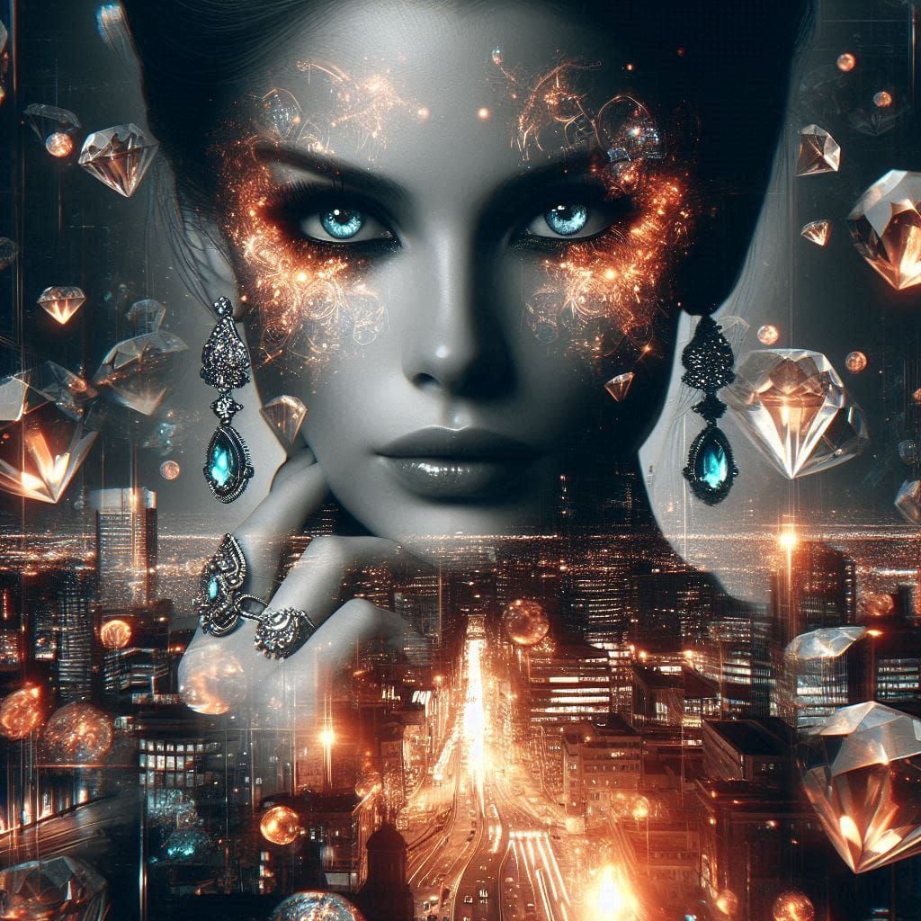 Diamonds Double Exposure