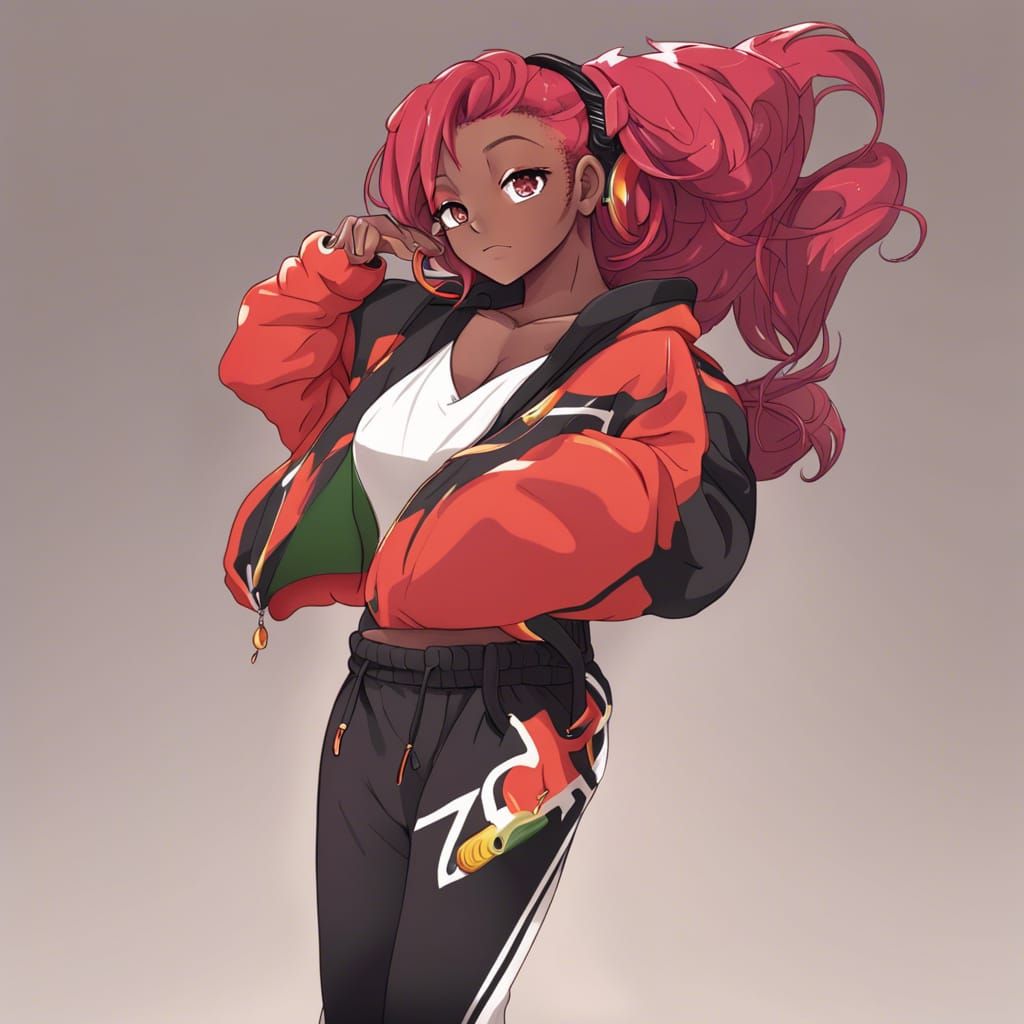 Woman reddish hair