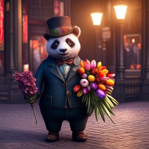 TULIPS FROM MR.PANDA   by @Nicosima 