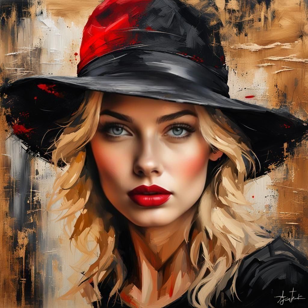Oil Portrait of a Stunning Woman