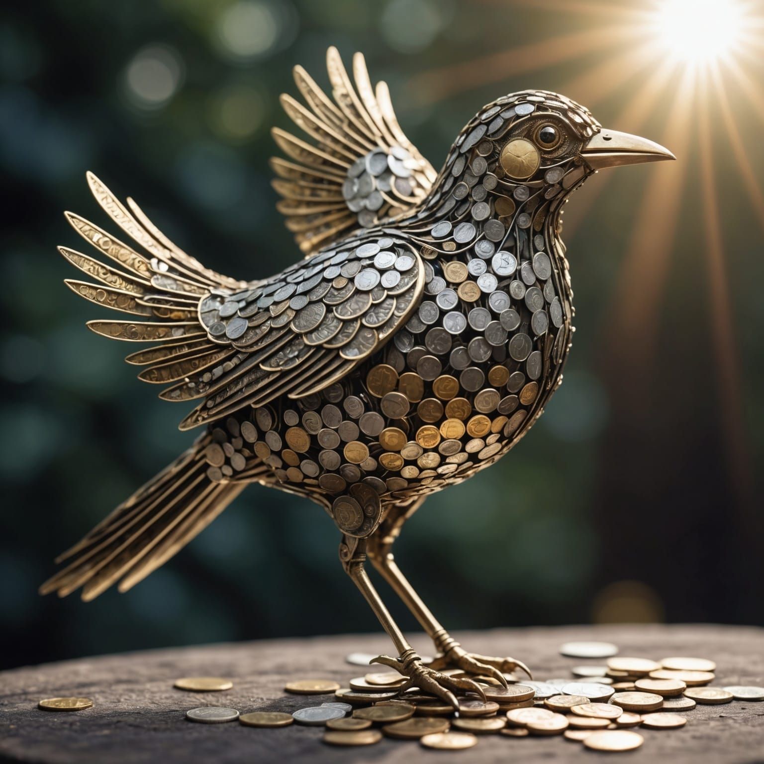 Bird for luck  by @Aa1