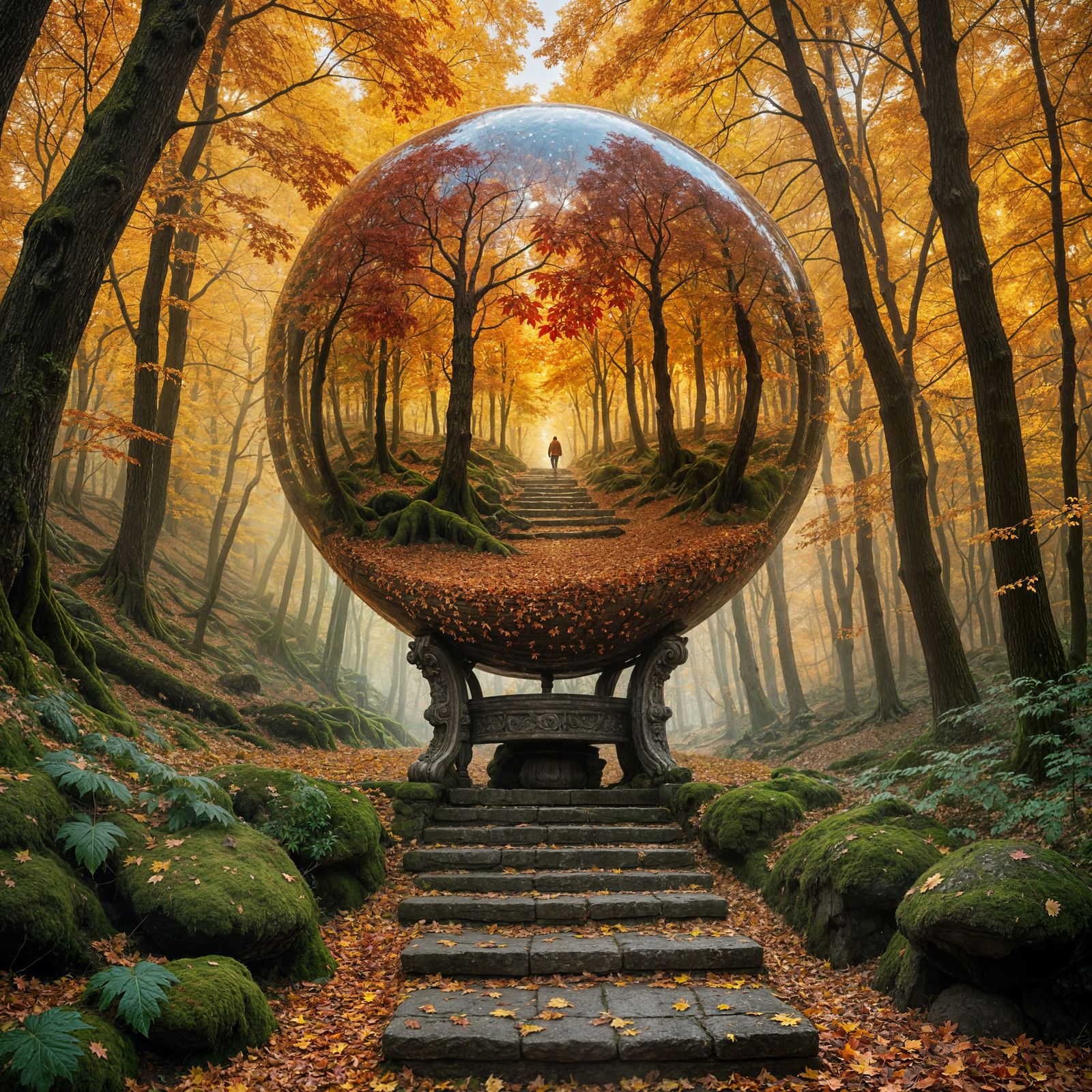 A Tumnal Globe  by @RandomlyGeneratedName