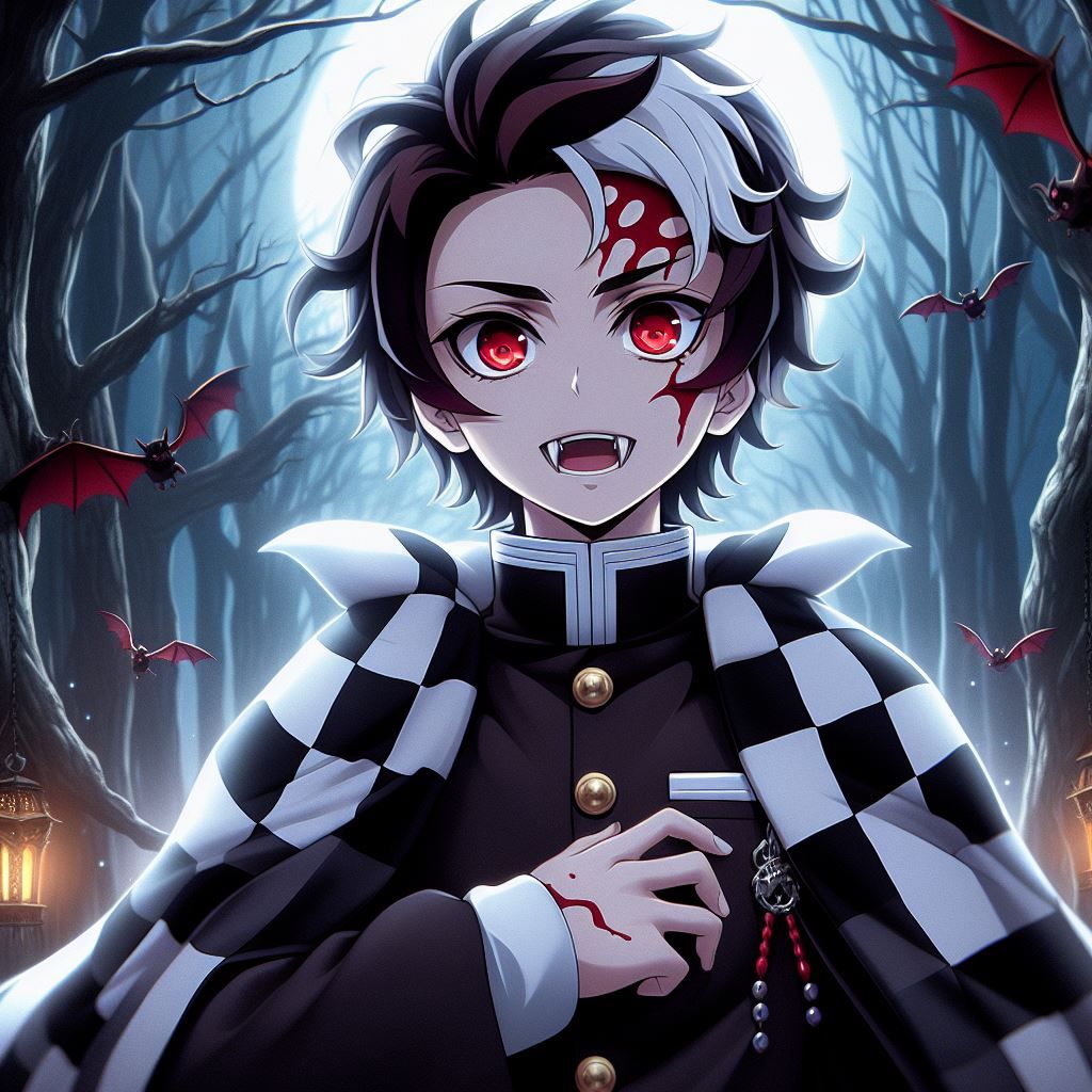 Tanjiro as a Vampire