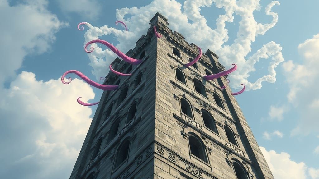 OFF-STREET SIDE OF THE TOWER OF BABEL