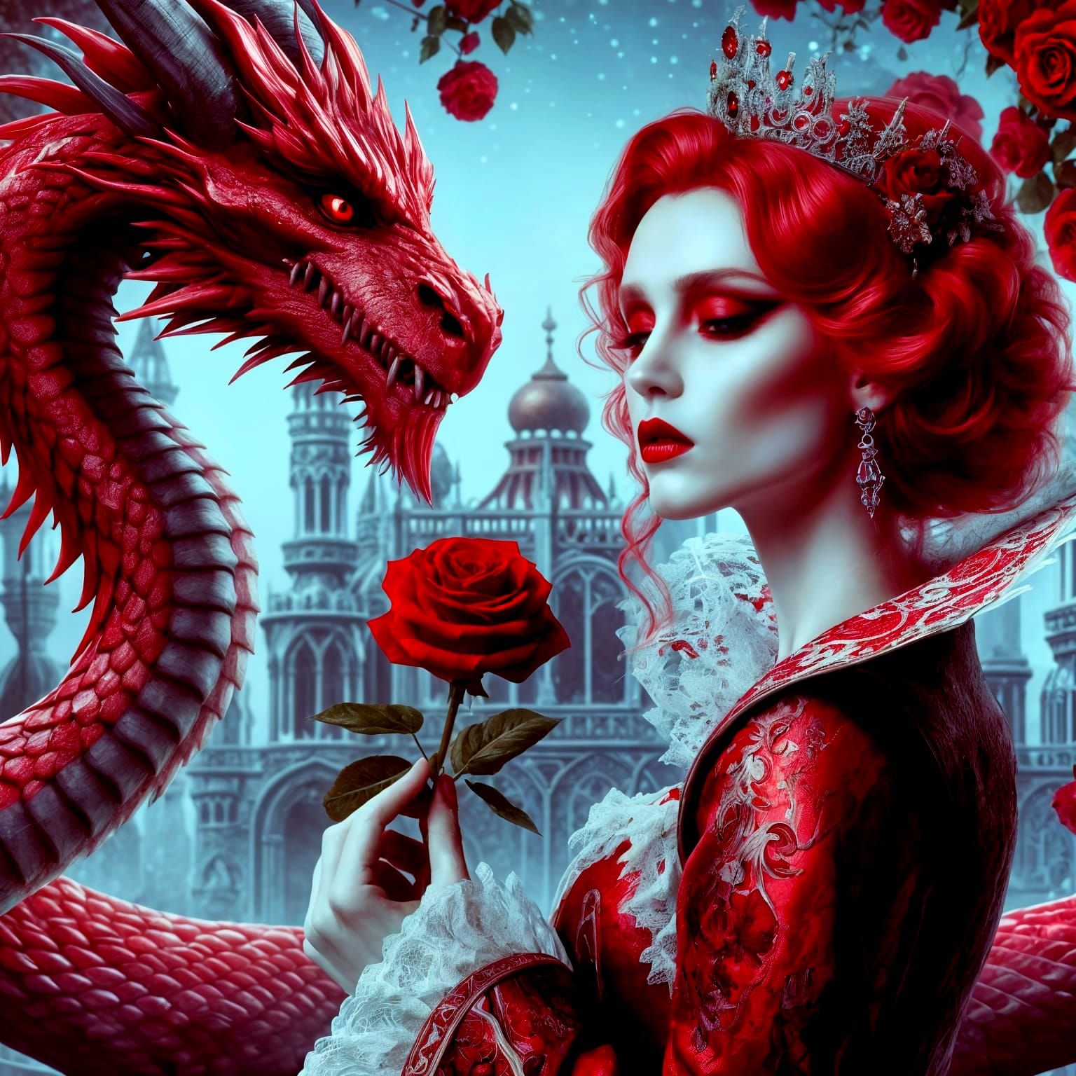 Red Dragon and the Red Queen at Salazen Grum