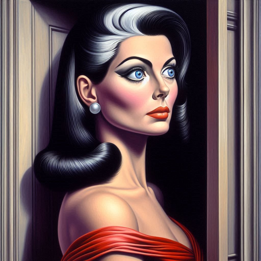 Surreal Beauty in Doorway