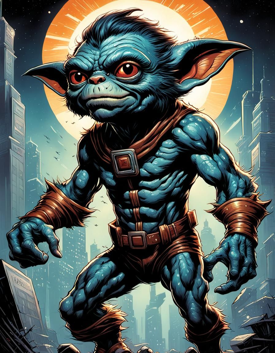 hyper realistic, perfect, smooth, Gremlin