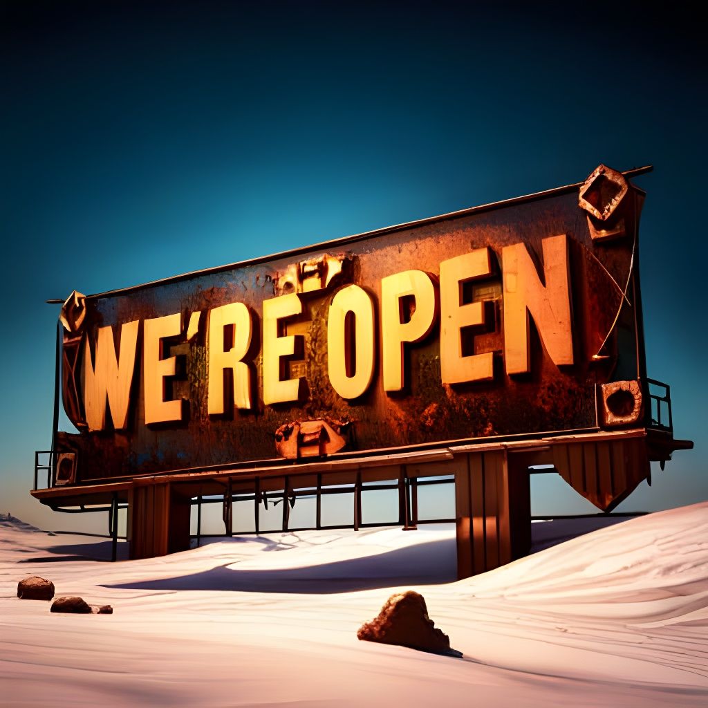 We’re Open  by @Pisces Rising