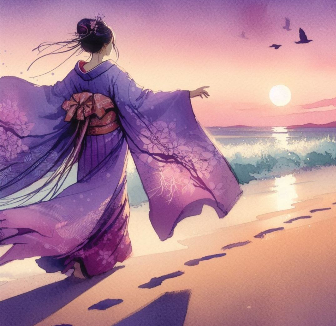 Joyous welcome of the morning Sun