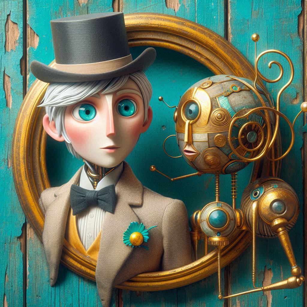 Günter sometimes felt like a prisoner in a painting.