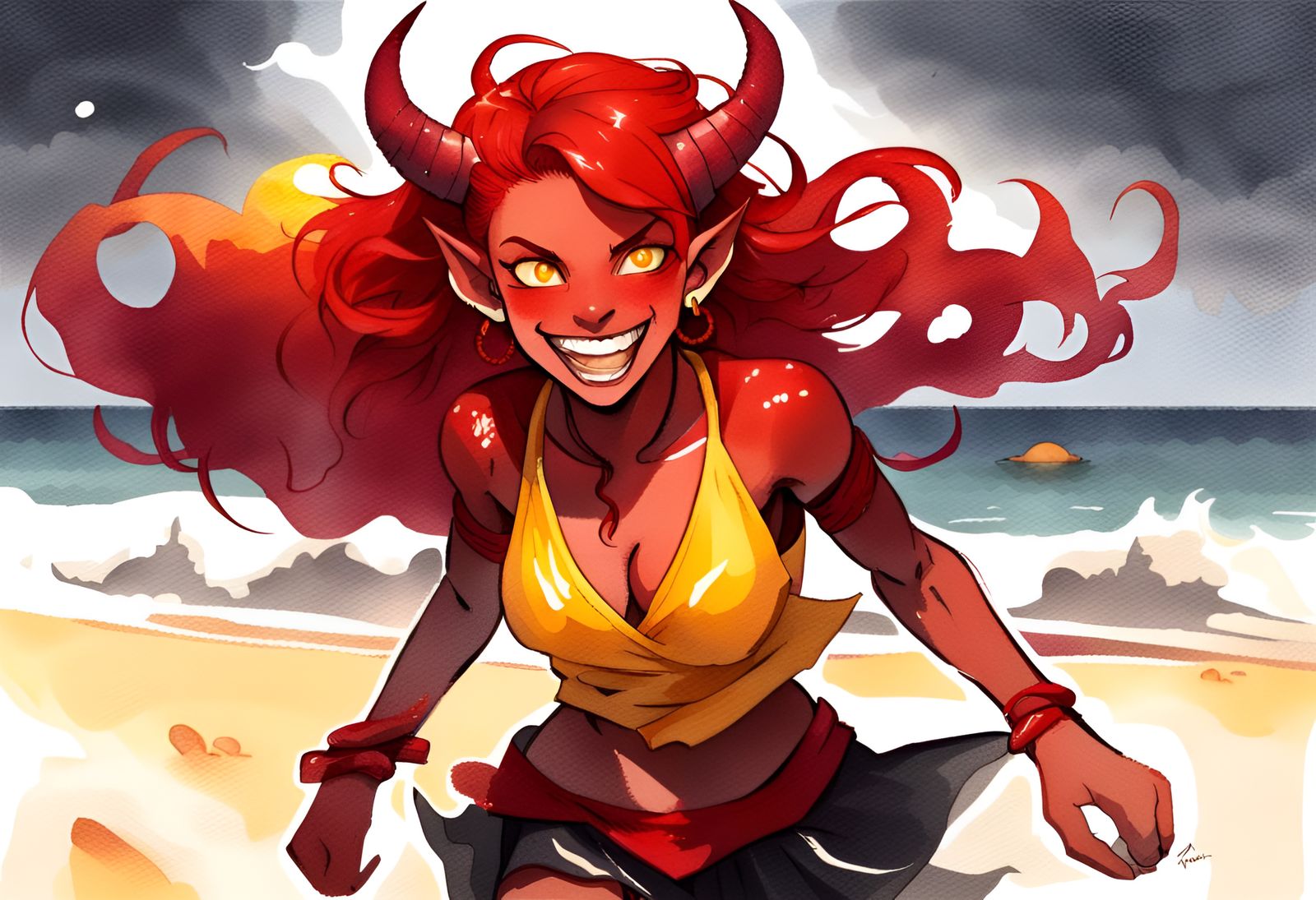 Blythe, a friend and sometimes sorceress to the party. Our t...