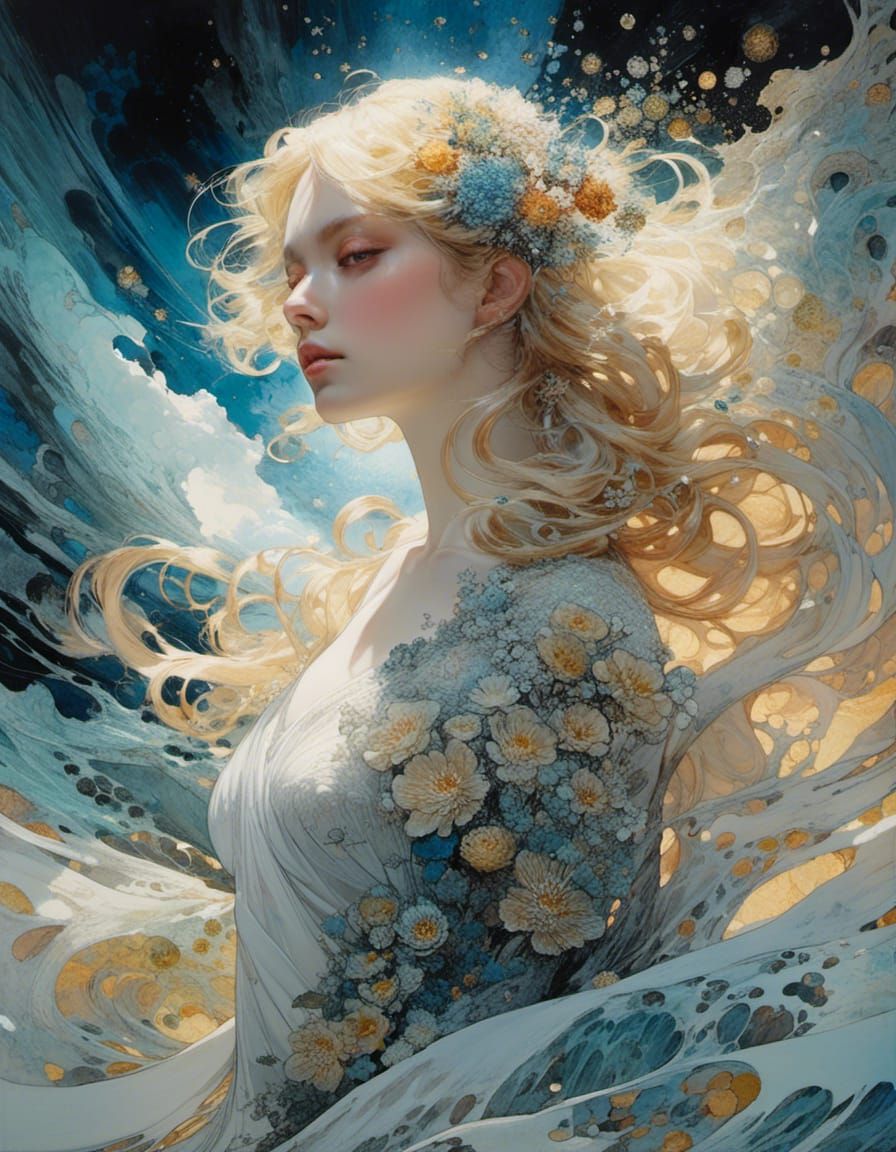 <lora:CUD:1.0> By Nita Engle and Josephine Wall and Mark Brooks and Dan Mumford, multi-layered masterpiece || CLOSE-UP Double exposure dual...