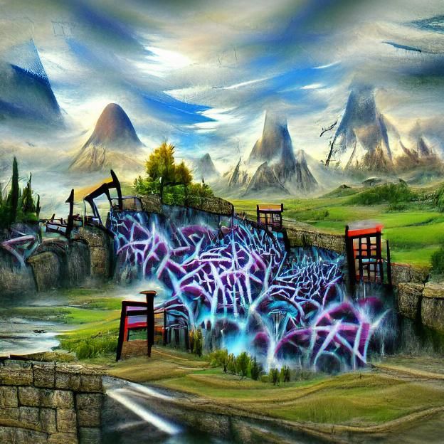 Graffiti landscape