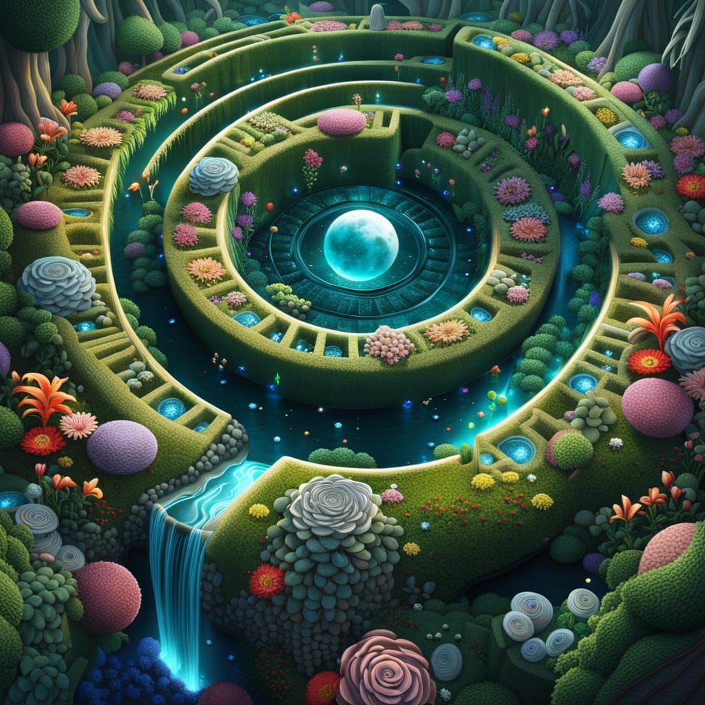 Magical maze  by @Fungidelight