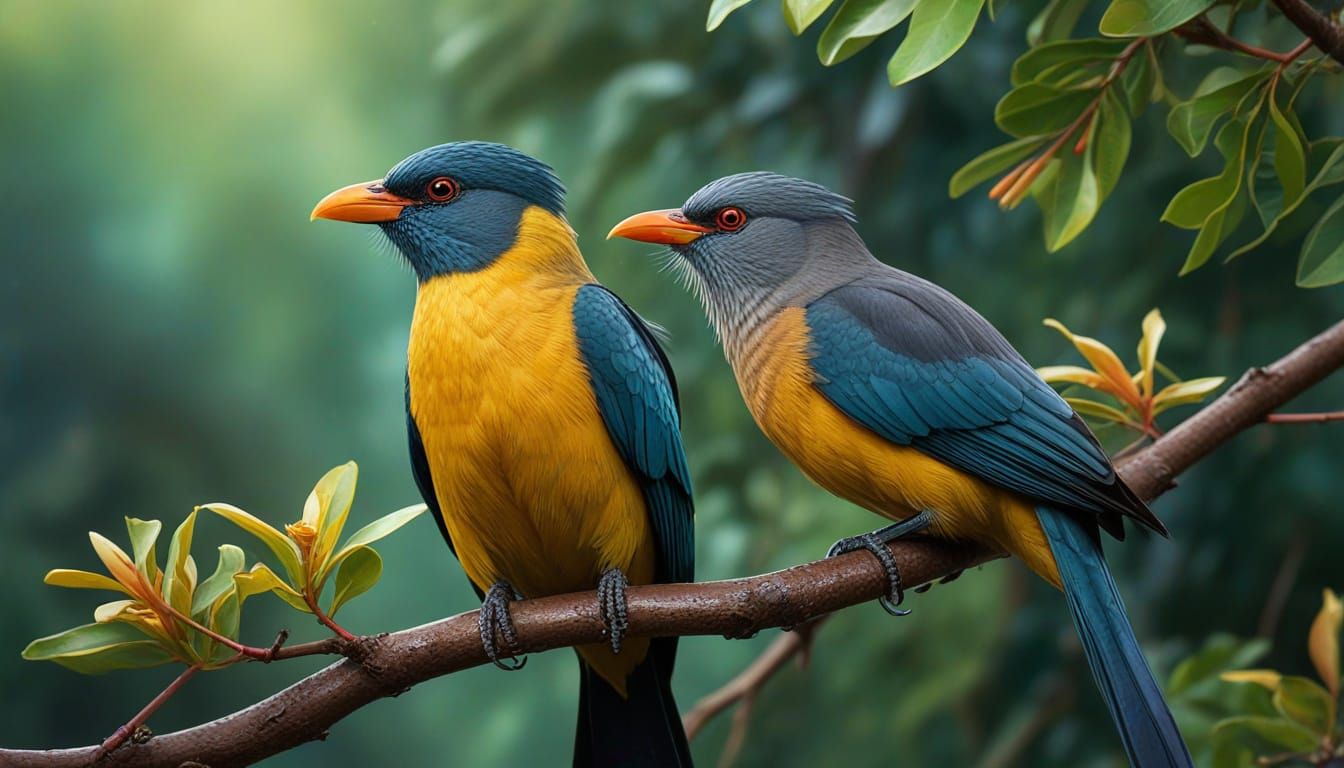 Yellow-billed malkoha  by @Dadster
