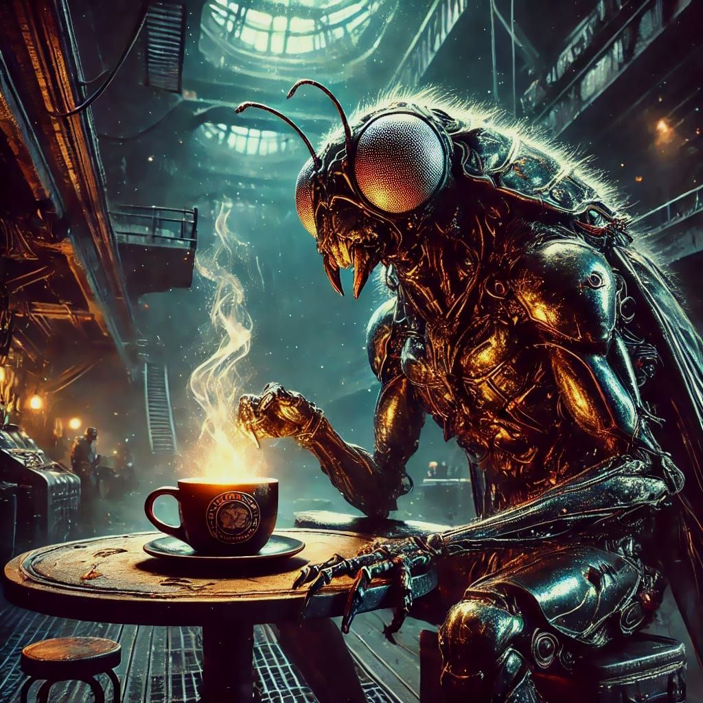 Coffee at the Space Cafe