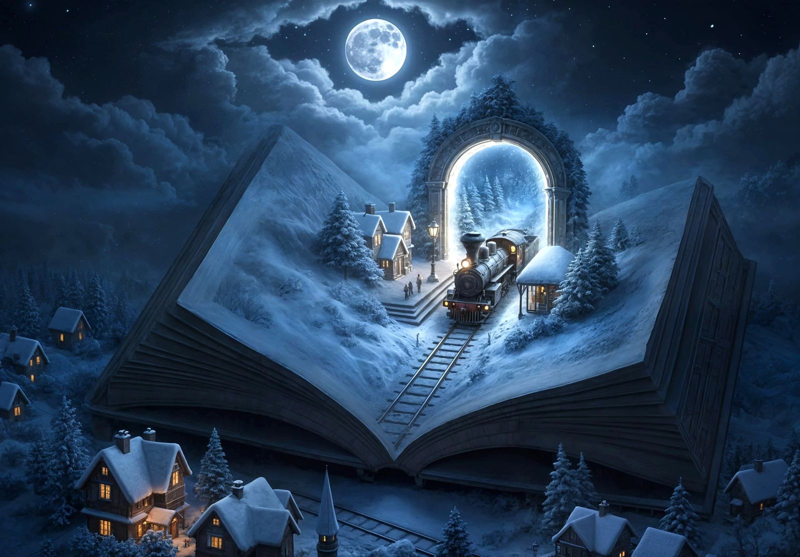  Winter Fairy Tale Comes to Life  by @micfin