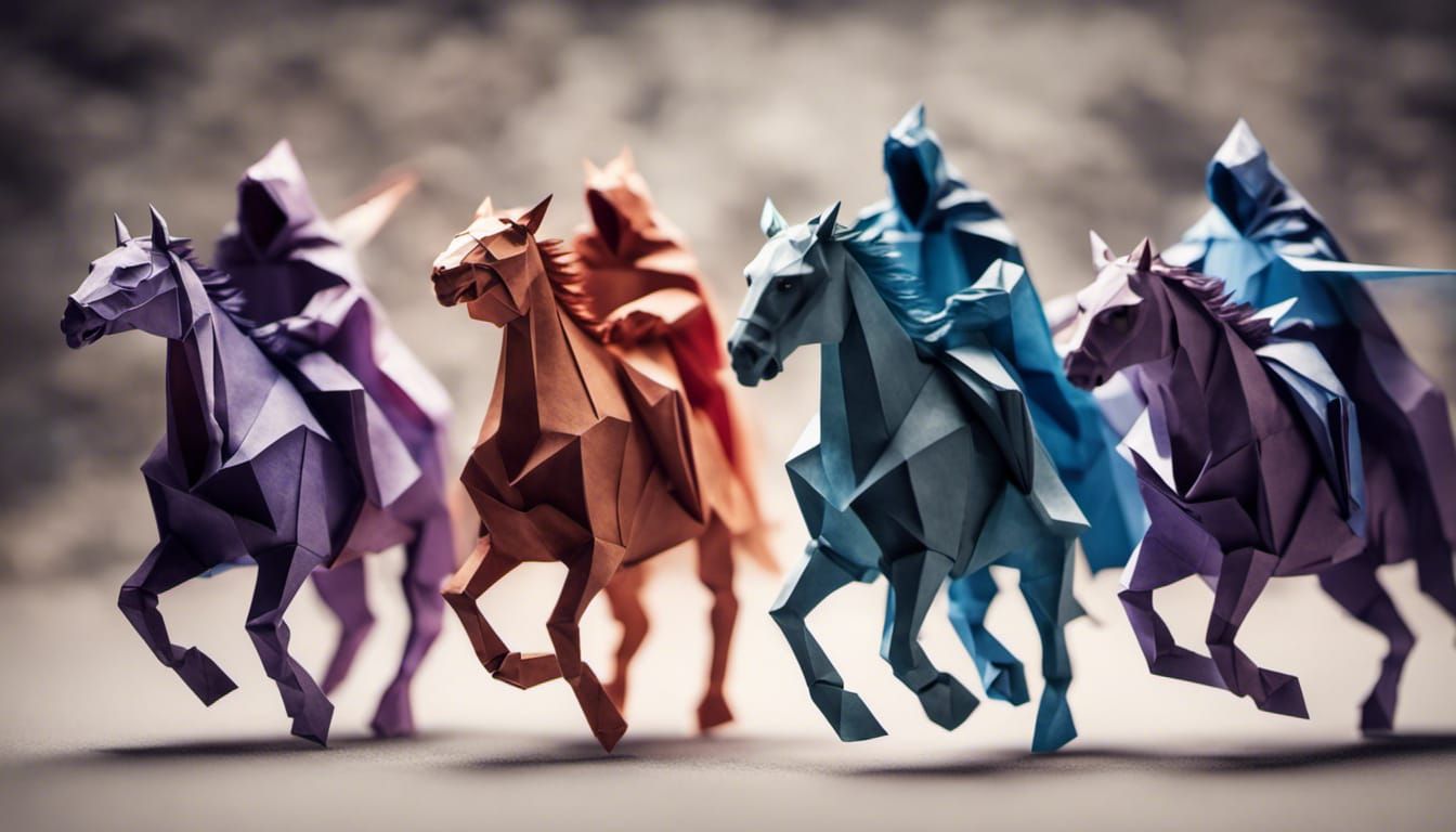 The Four Horsemen of the Apocalypse   by @Rapunzel Bigfoot