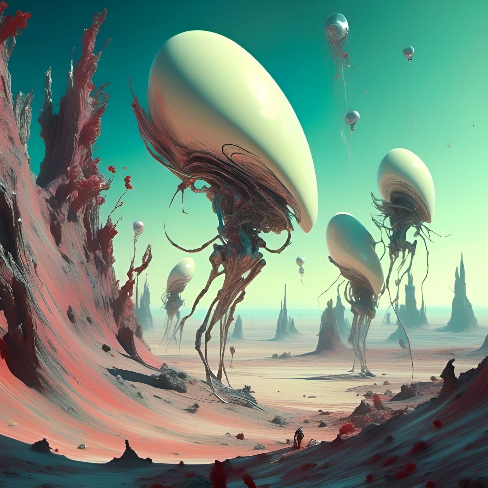 Alien bodyscape! <lora:LapiSurreal:1.0> 