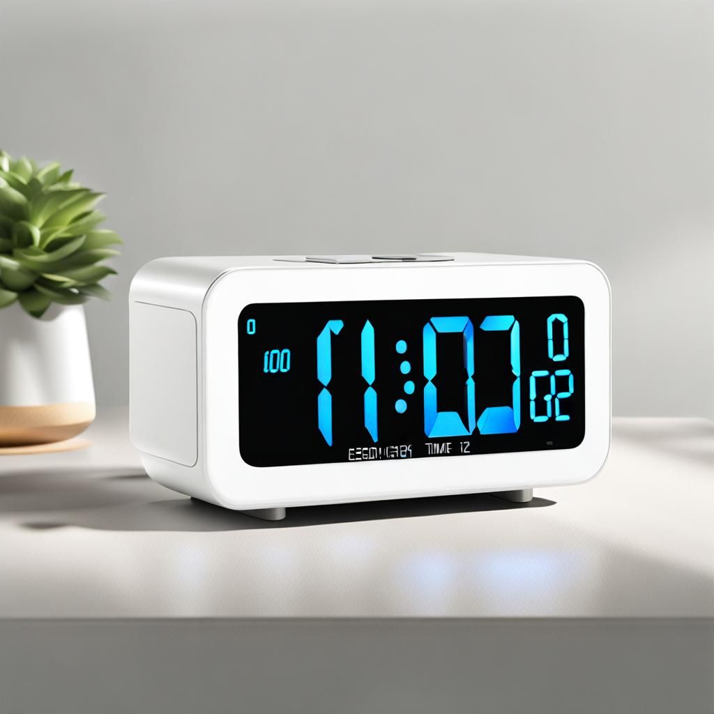 digital timer 11:00 bedside clock  by @Neelix