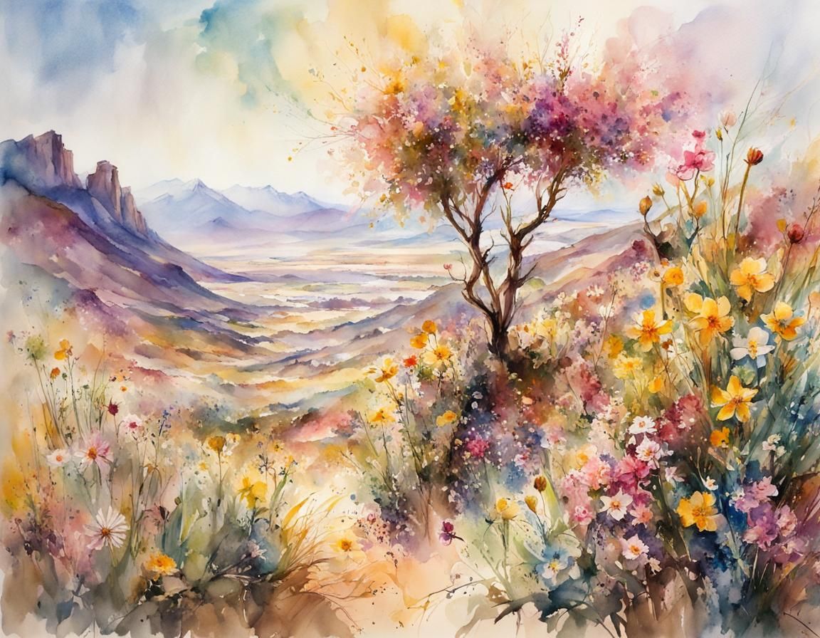 Desert flowers 02  by @jimdittmer