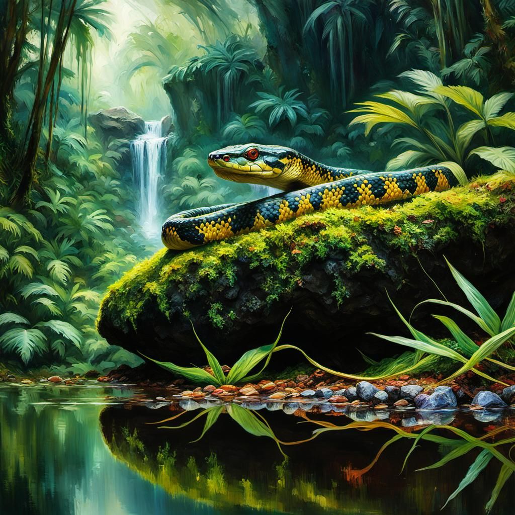 The danger of the rainforest  by @Castorix