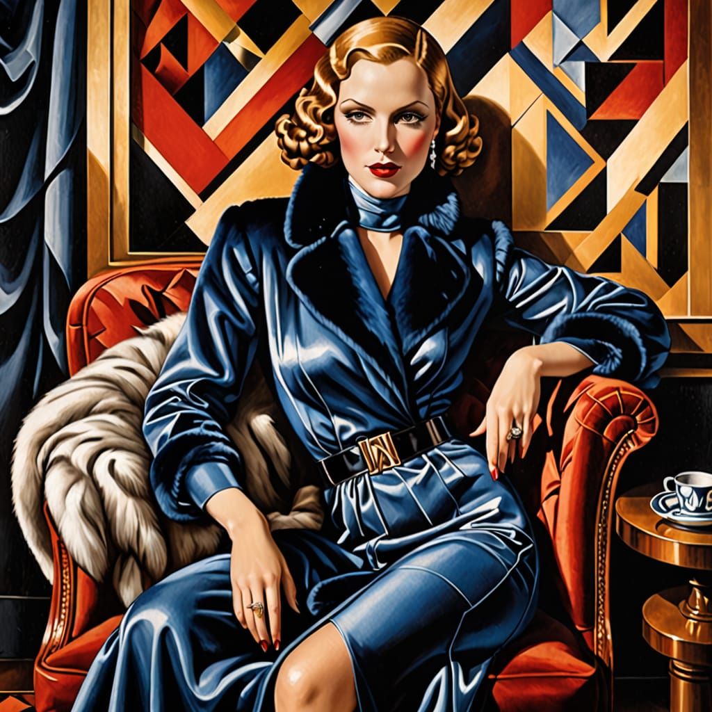 Tamara de Lempicka's style