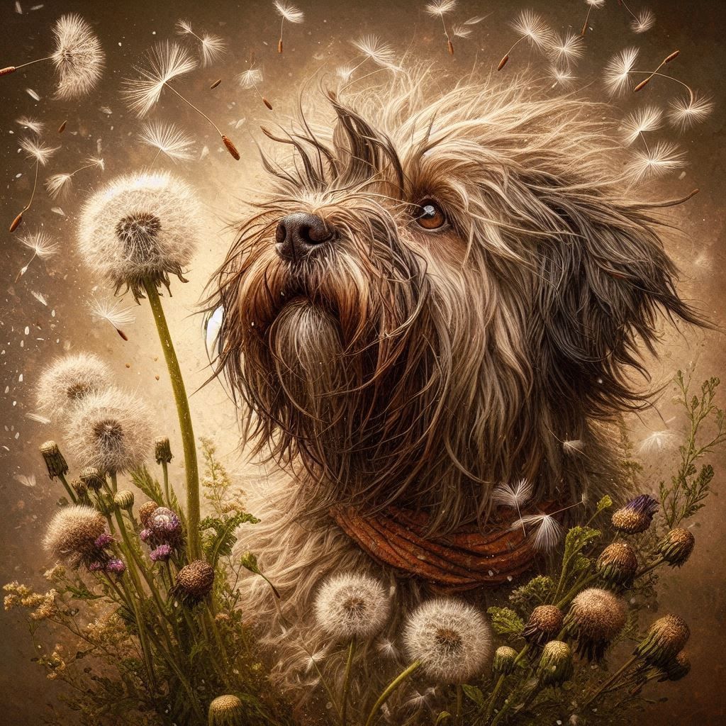 The Doggy Dandelion 😁🐶🐶