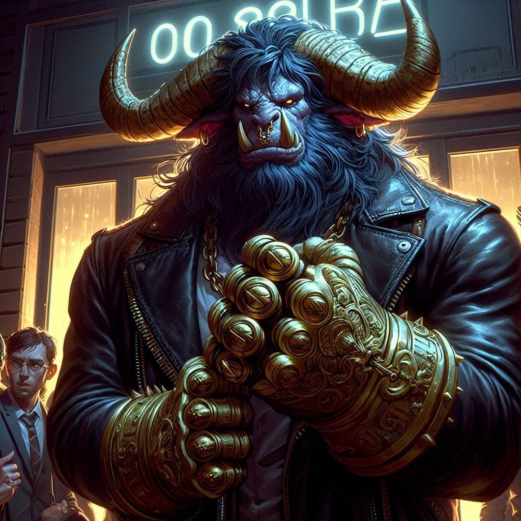 Modern Minotaur bouncer