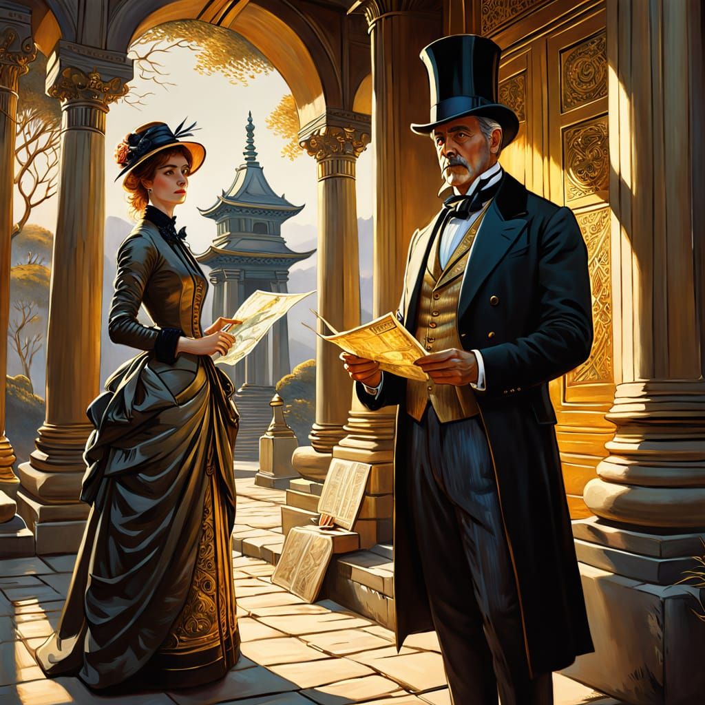 Old time tourist trip