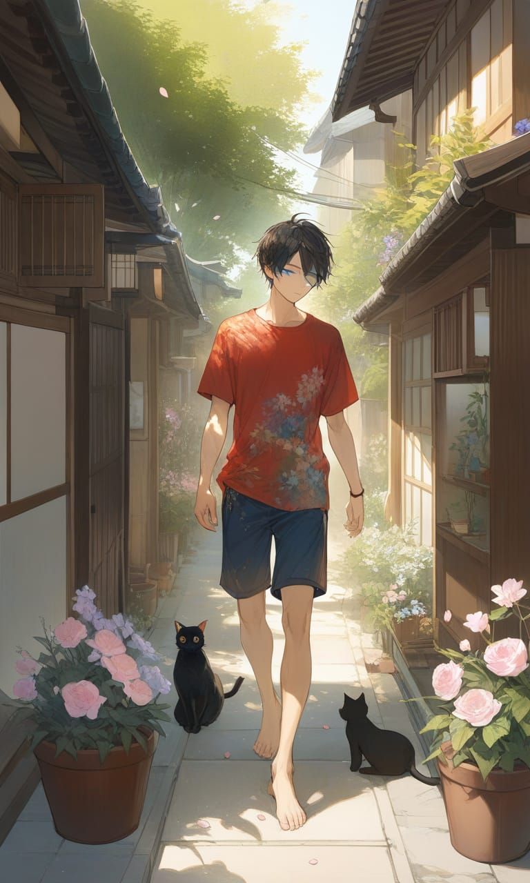 Relaxing - Walking with a Friend