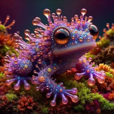 Gemstone Frog Turtle Creature