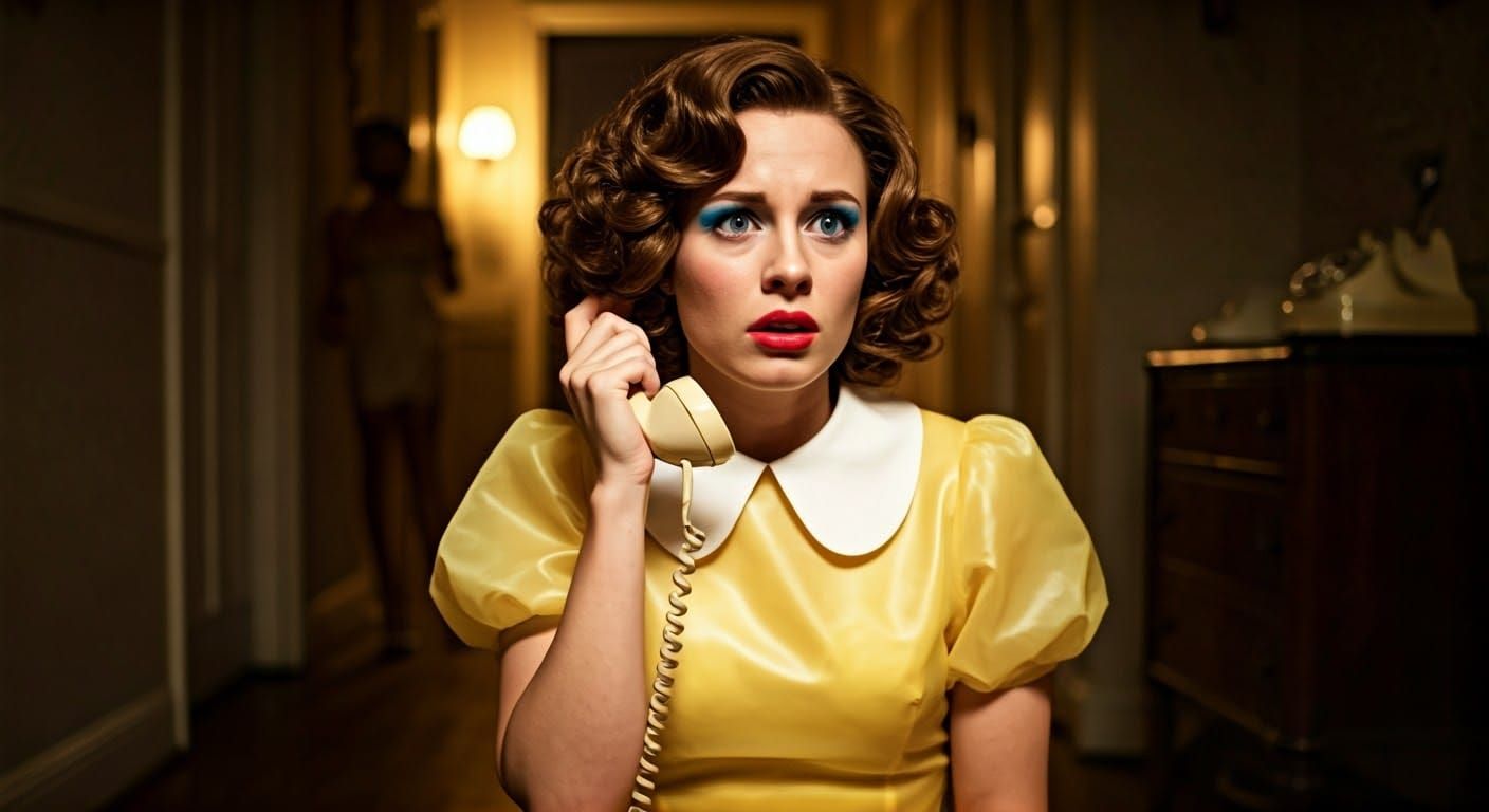 Fearful Beauty in Retro Glamour