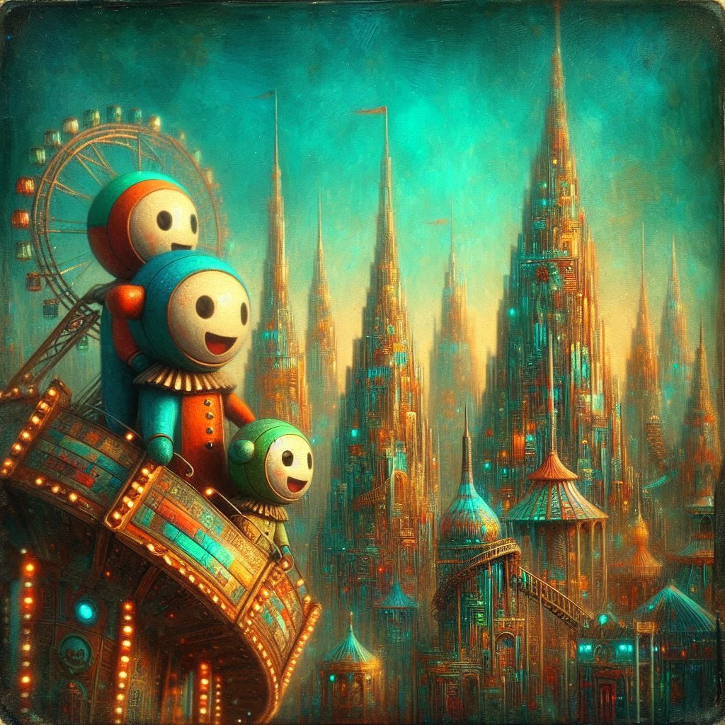 The amusement park you dream of on misty moonlit nights