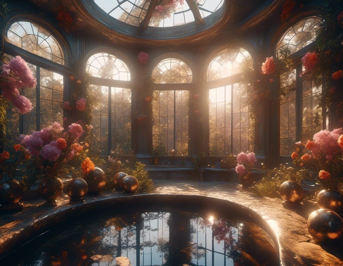 the bathhouse AI Generated Artwork NightCafe Creator