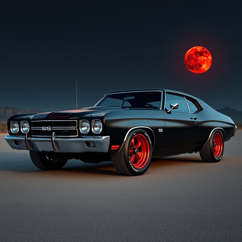 An Ultra-Realistic, Digital Illustration of the 72’ Chevy Chevelle SS!  America’s Greatest Muscle Car. ...  by @BEAST1966