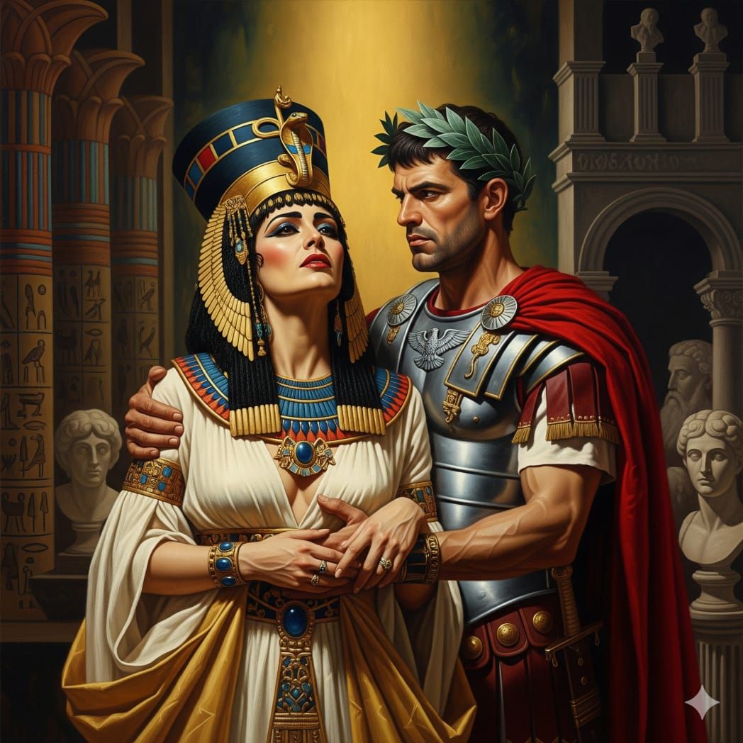 The theatrical beauty of Cleopatra