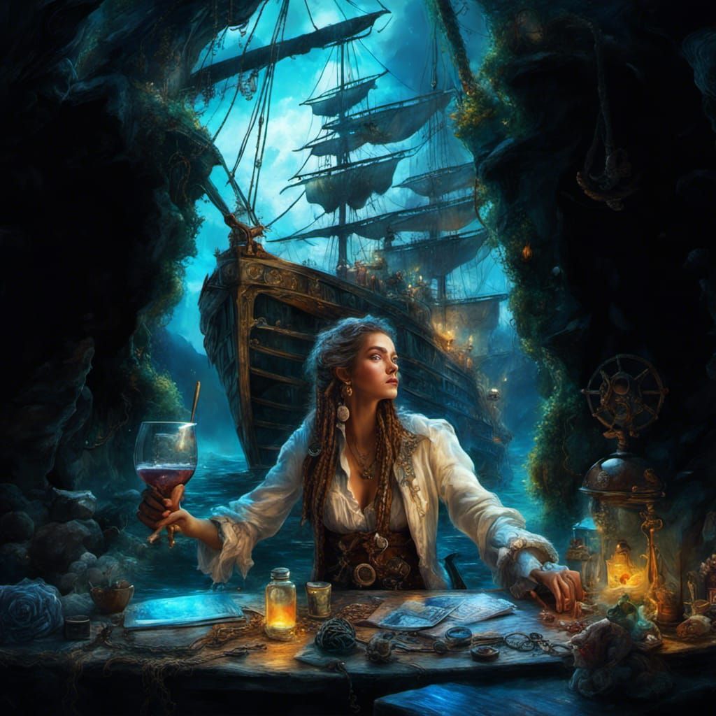 hidden pirate cove  by @Rhys Patterson