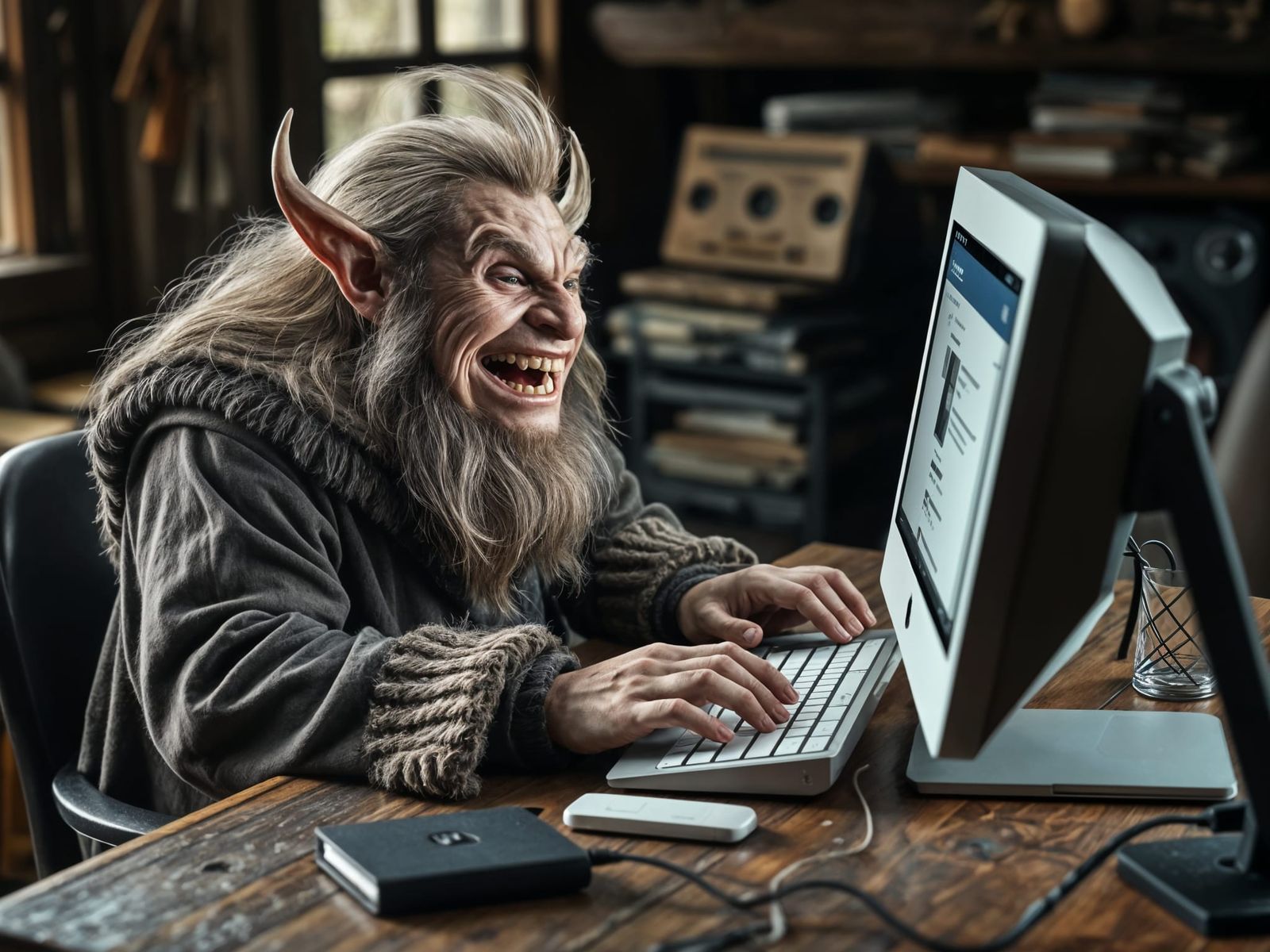 A Troll Trolling  by @MoMoMat