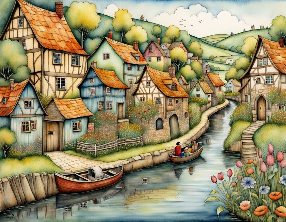  Whimsical Storybook creation  by @Margot