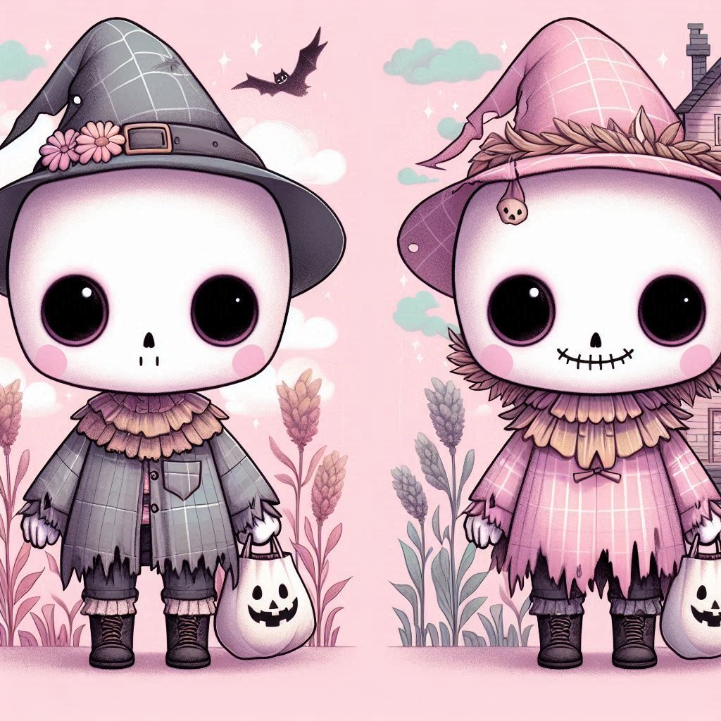 Matching twins costume