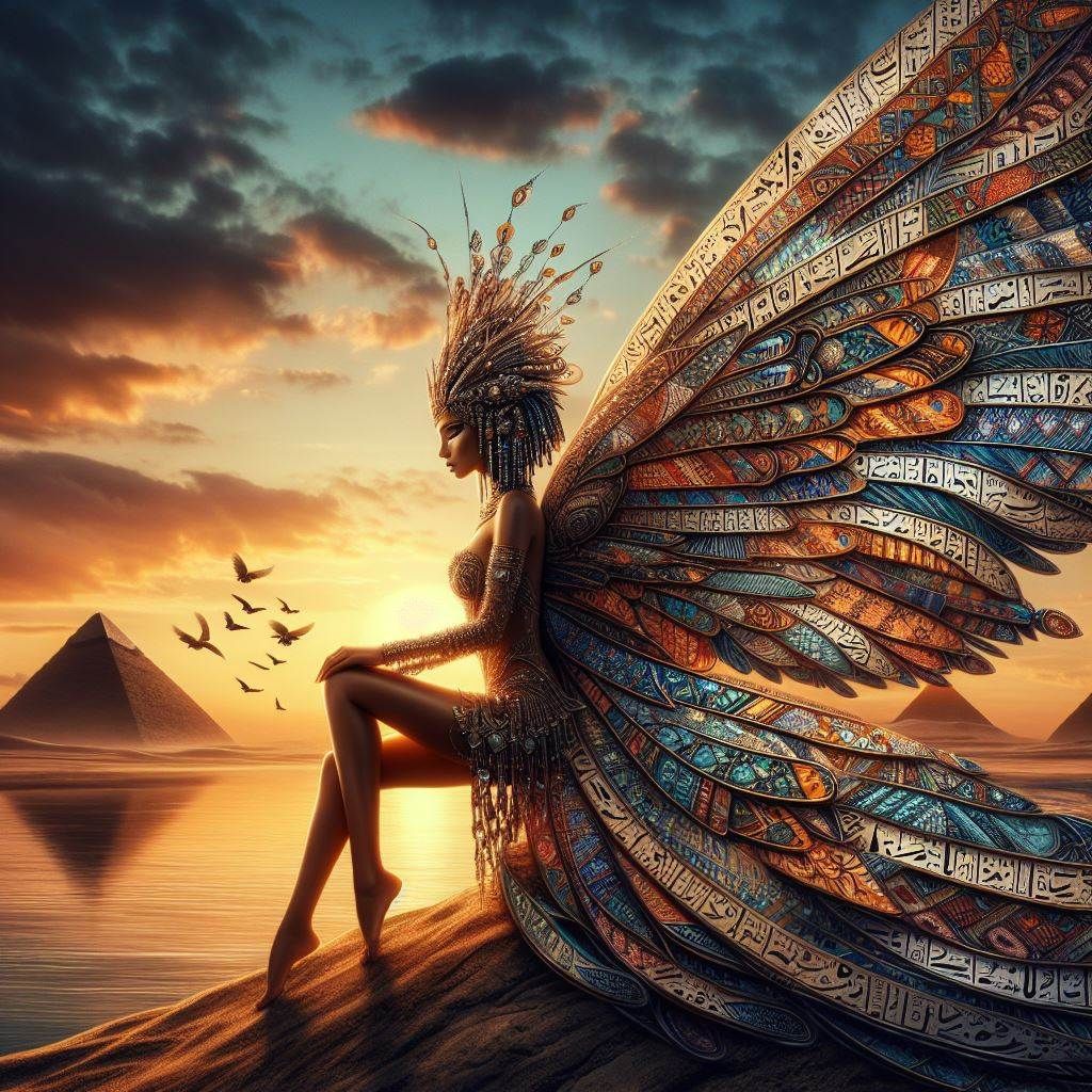 Fae of the Nile 🌍🪽  by @WynSongByrd