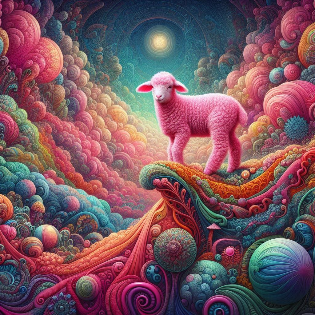 Pink lamb