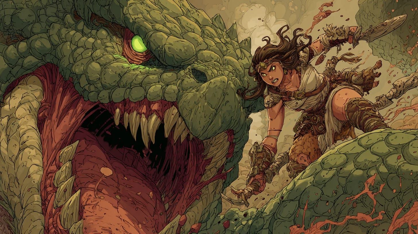 Amara the Barbarian Girl