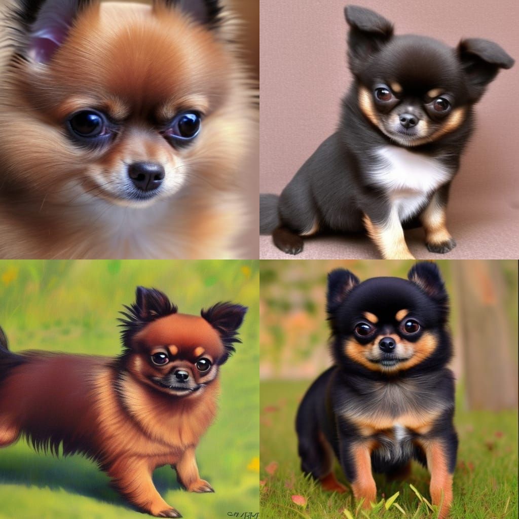 Chihuahua x hot sale pomeranian puppies