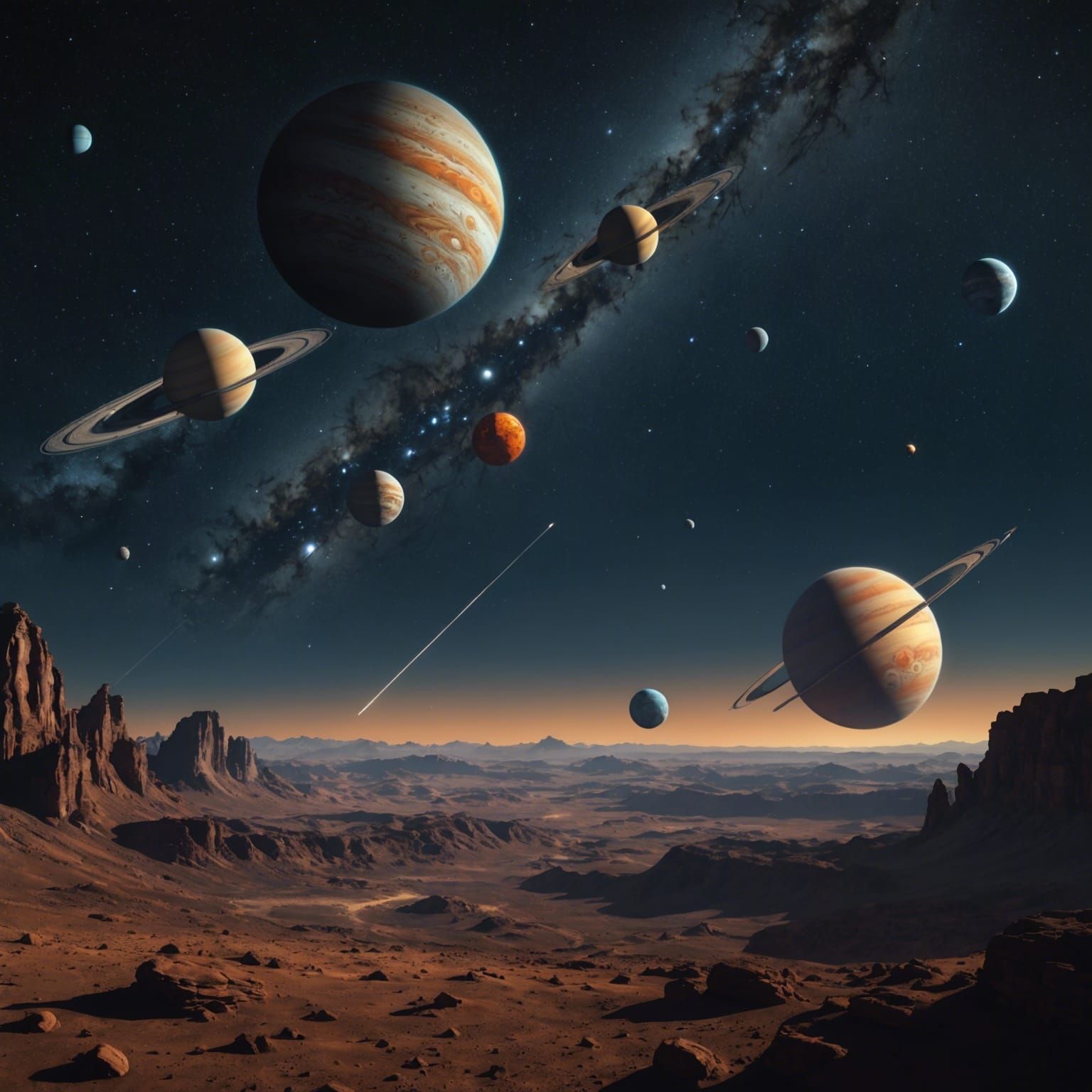 Dancing planets